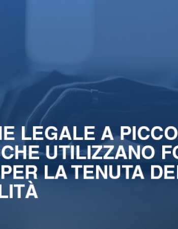 Revisione Legale a piccole aziende che utilizzano fornitori esterni per la tenuta della contabilita 532034e1